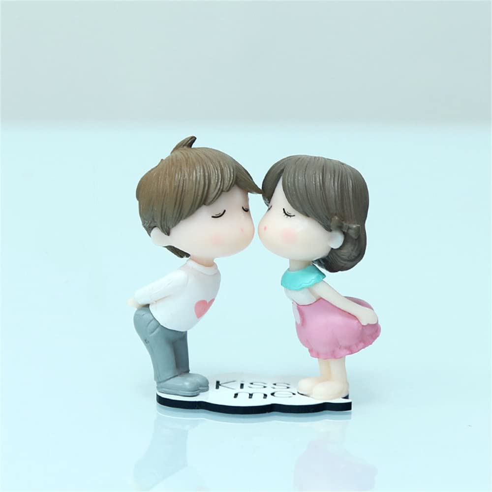 Couple Cute Car Dashboard Ornaments - Romantic Car Accessories for Women, Funny Dashboard Decor & Unique Car Interior Gifts (M) - Perfect for Valentine's Day, Anniversary Gifts & Couple Car Decorations