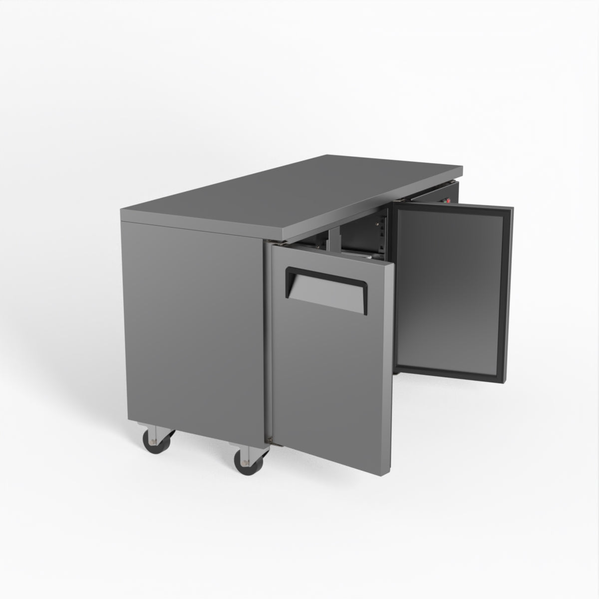 AG 2-Door Commercial Worktop Freezer with Under Bench Design - 600mm Depth for Restaurants, Cafes & Catering Businesses