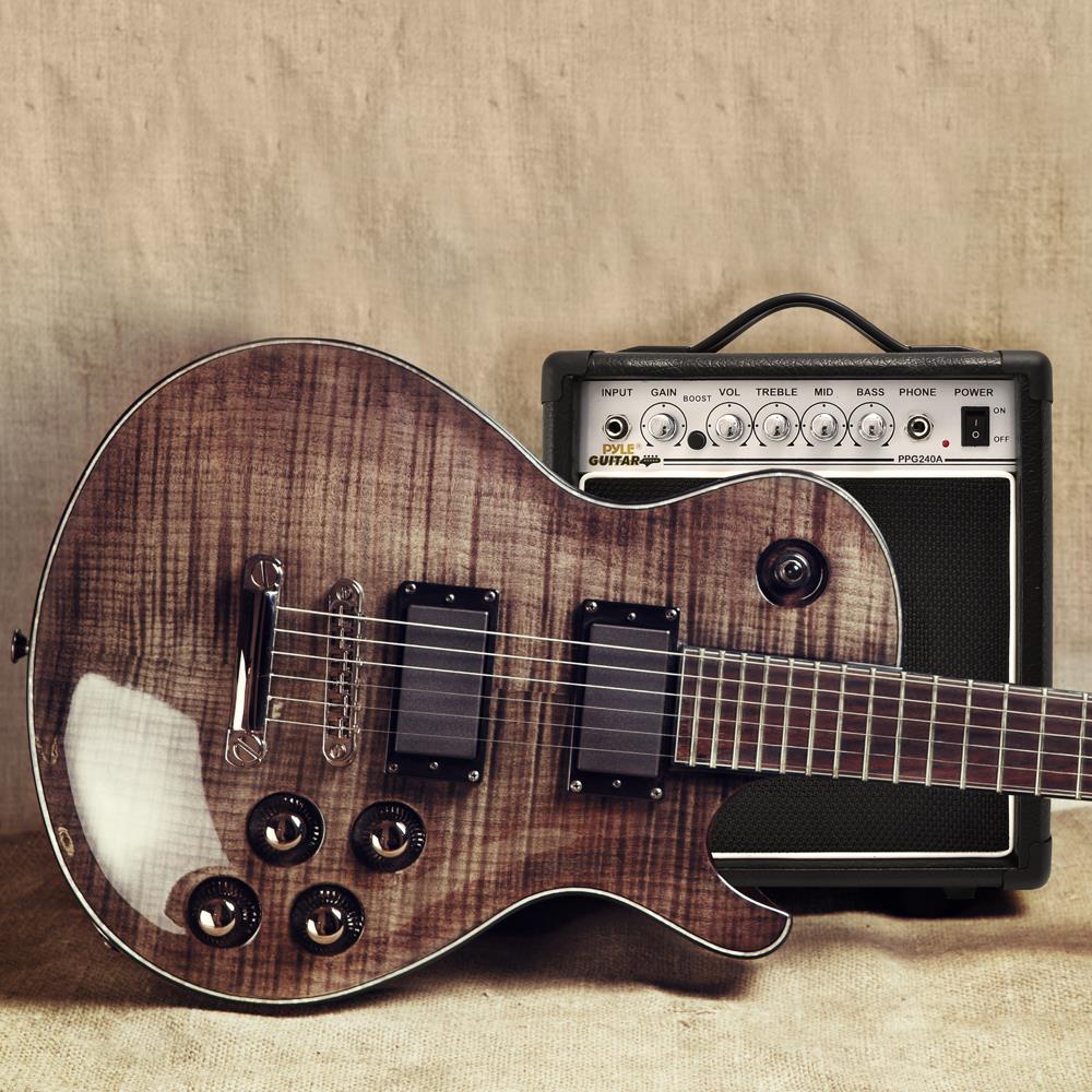 20 Watt Portable Guitar Amplifier - Compact & Powerful Mini Amp for Electric/Acoustic Guitars - Perfect for Practice, Travel & Small Gigs