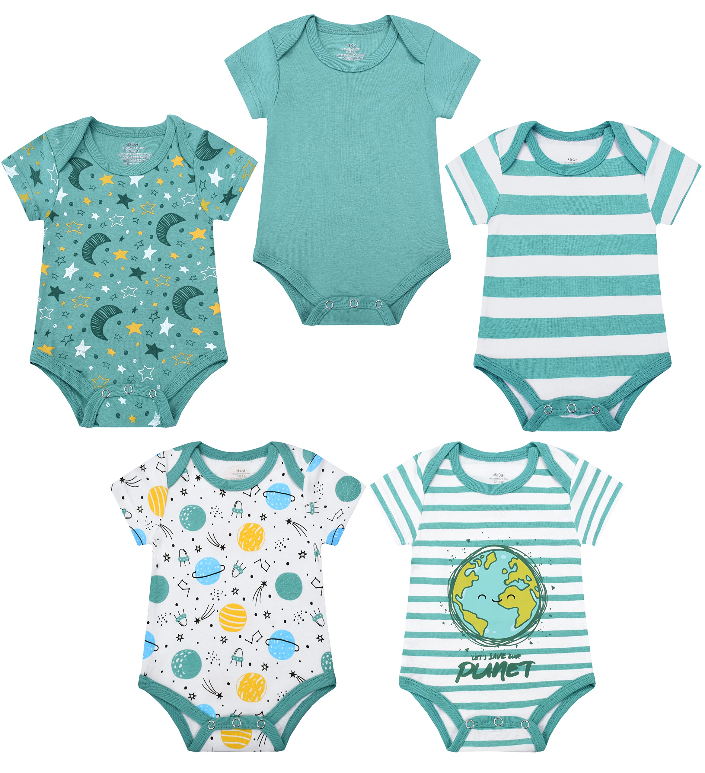 ABeCue 20-Piece Baby Layette Essentials Set - Newborn Boy & Girl Clothing Gift Pack | Perfect for Shower Gifts, Hospital Coming Home Outfits & First Year Wardrobe