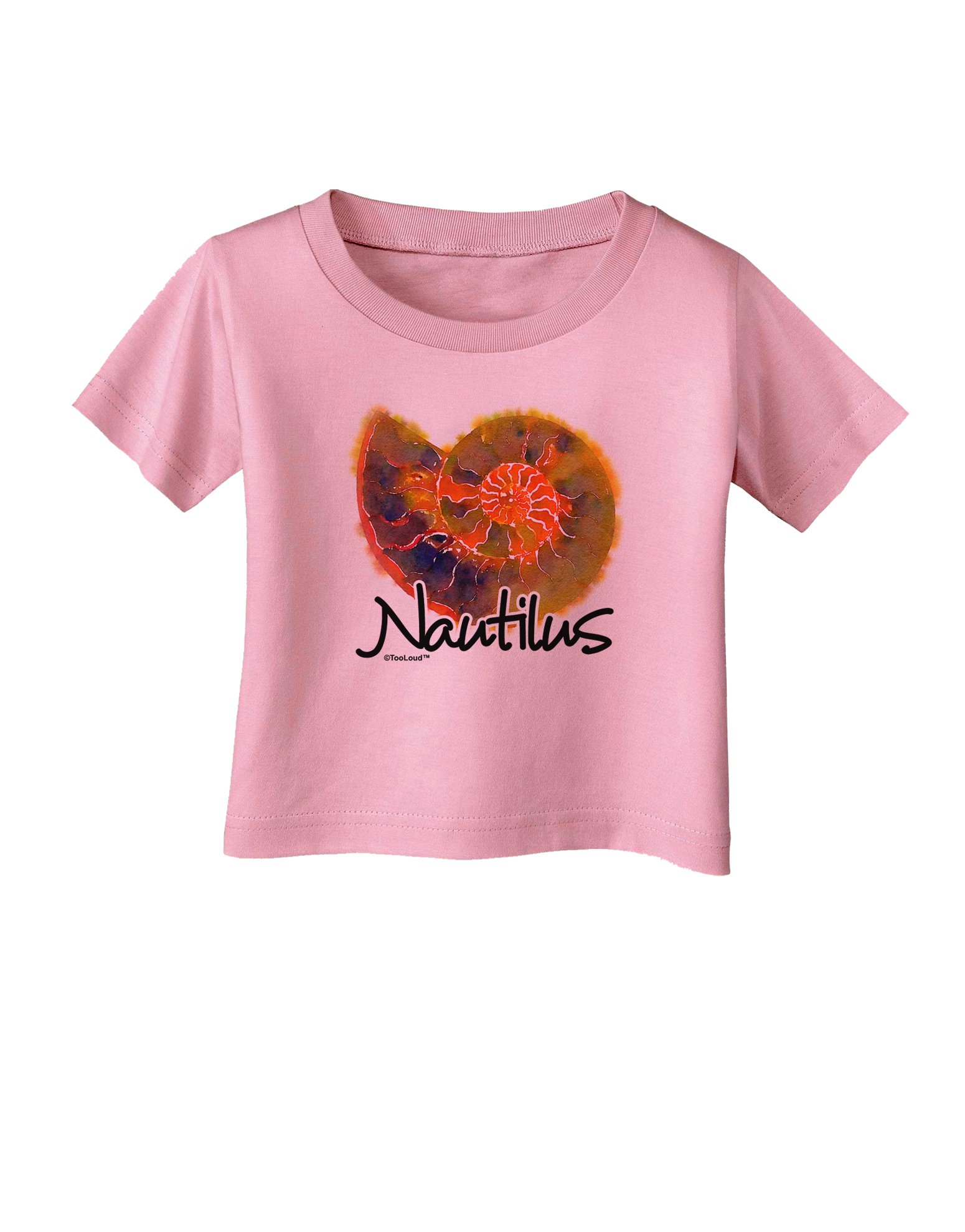 TOOLOUD Nautilus Fossil Watercolor Print Baby Onesie - 100% Soft Organic Cotton Unisex Infant Bodysuit for Newborns & Toddlers (0-24 Months) | Cute Baby Outfit for Family Photos, Beach Vacations & Nursery Decor | Perfect Baby Shower Gift & First Birthday Outfit for Boys & Girls | Ideal for Daily Wear, Special Occasions & Photo Shoots | Great for Playdates, Daycare & Holiday Celebrations