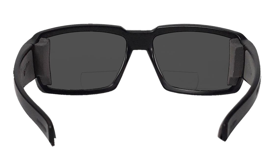 BOOGIE Safety Bifocal Glasses with Smoke Lens ANSI Z87.1 Certified - Perfect for Construction, Woodworking & DIY Projects