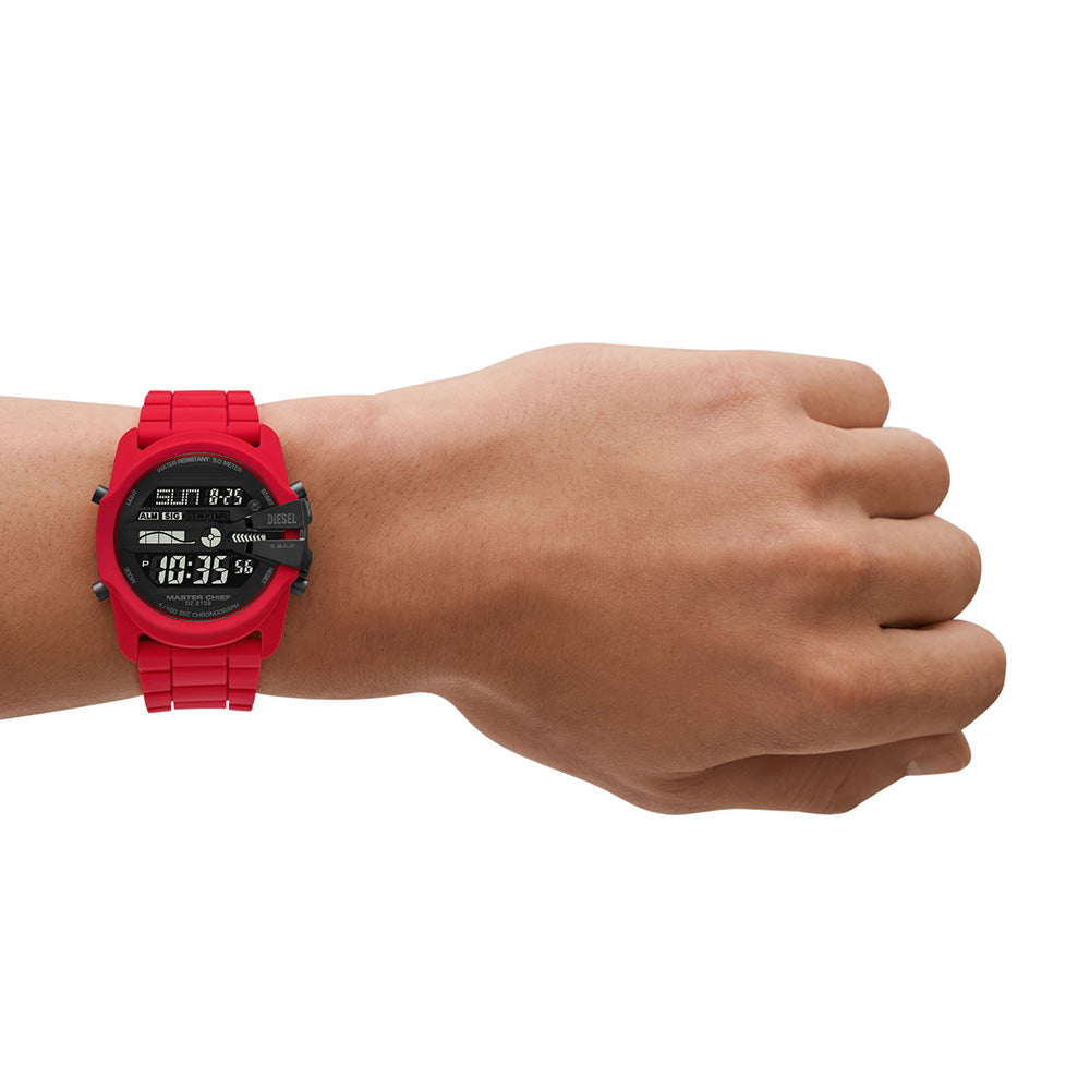 Diesel DZ2159 Master Chief Digital Watch for Men - Stylish & Durable Timepiece for Everyday Wear, Work & Outdoor Adventures