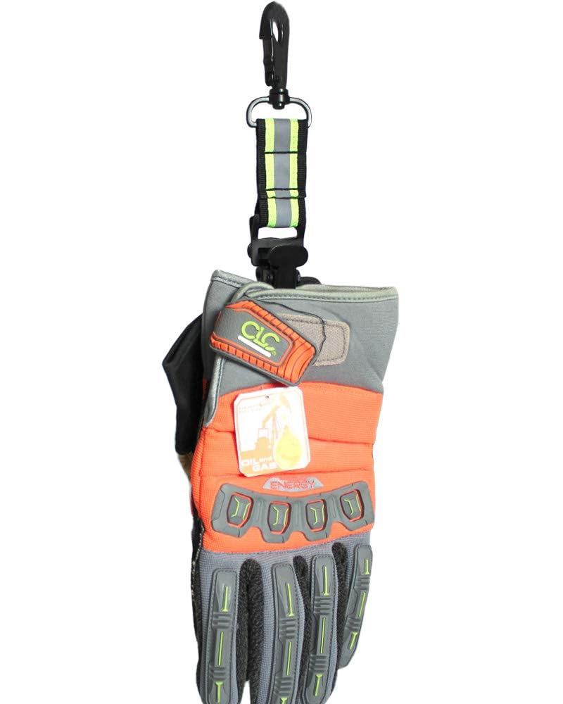 Firefighter Glove Clips Strap - Heavy Duty Glove Holder with Swivel Snap Hook for Firefighters & First Responders | Secure Glove Storage for Emergency Situations & Work Safety