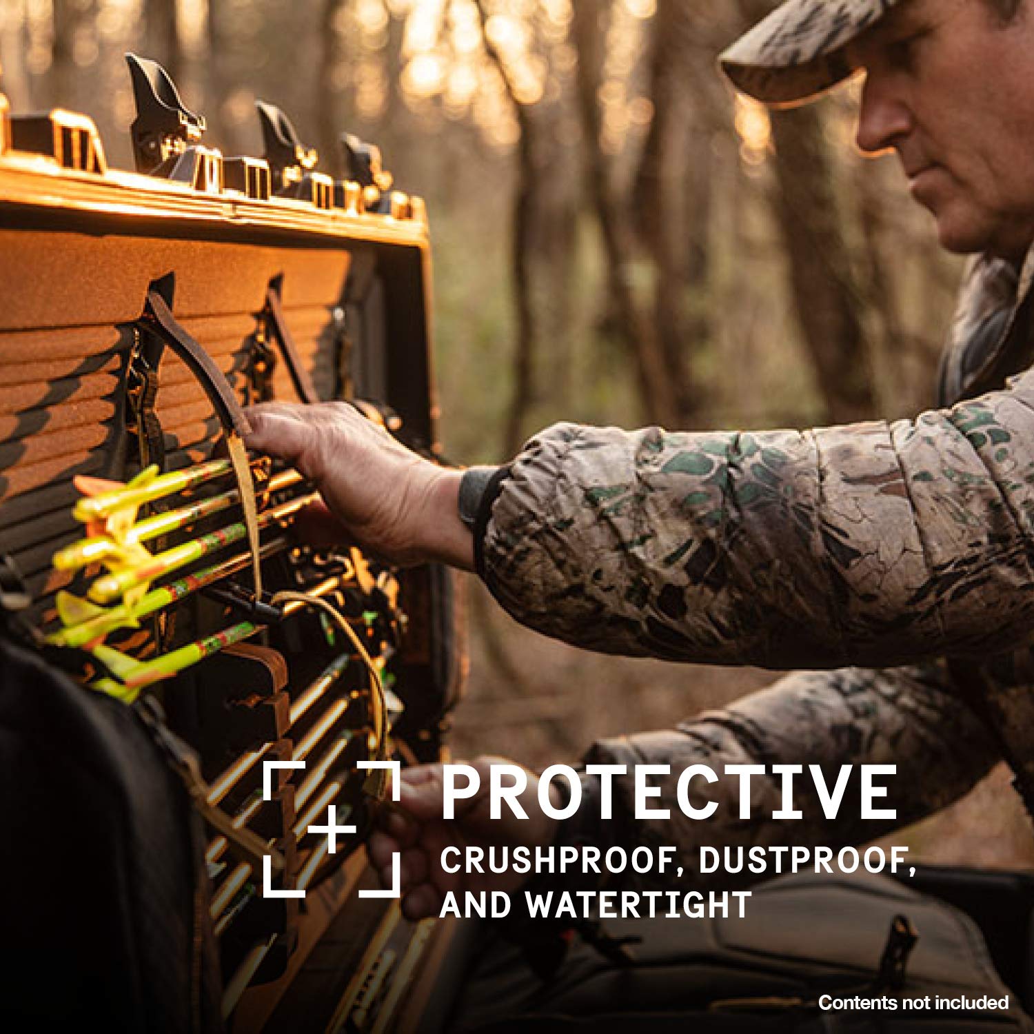 Pelican 1745 AIR Protective Case - Lightweight, Durable Bow Case for Archery Equipment - Perfect for Travel, Hunting & Outdoor Adventures