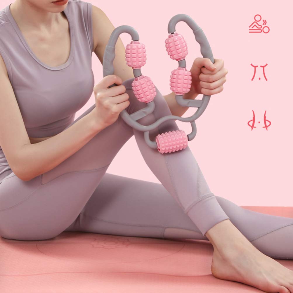 BESPORTBLE Deep Tissue Massage Roller - Leg & Muscle Pain Relief, Trigger Point Therapy, Self Massage Stick for Athletes, Fitness & Recovery - Perfect for Post-Workout, Yoga & Relaxation