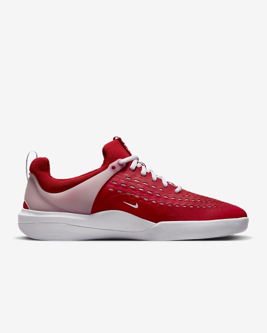 Nike SB Zoom Nyjah 3 Skate Shoes for Men - DV1187-600 University Red | High-Performance Skateboarding Shoes with Zoom Air Cushioning | Perfect for Street Skating & Park Riding