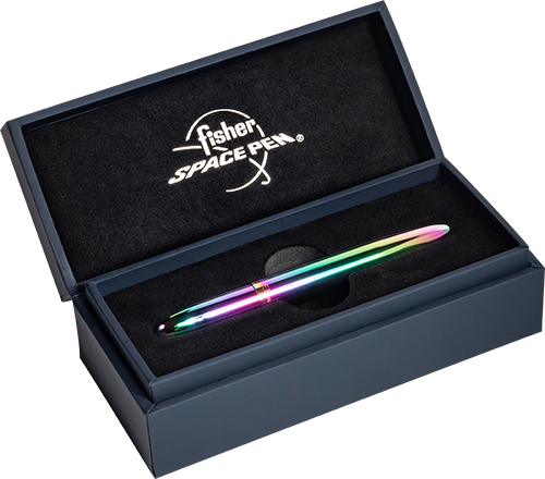 Supernova Rainbow Titanium Nitride Bullet Space Pen - Durable EDC Writing Tool for Office, Travel & Outdoor Adventures