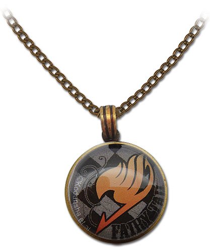 Fairy Tail Anime Logo Pendant Necklace - Stainless Steel Jewelry for Cosplay, Gift & Everyday Wear - Anime Merchandise for Fans