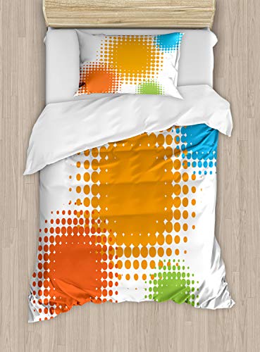Red Orange and Blue