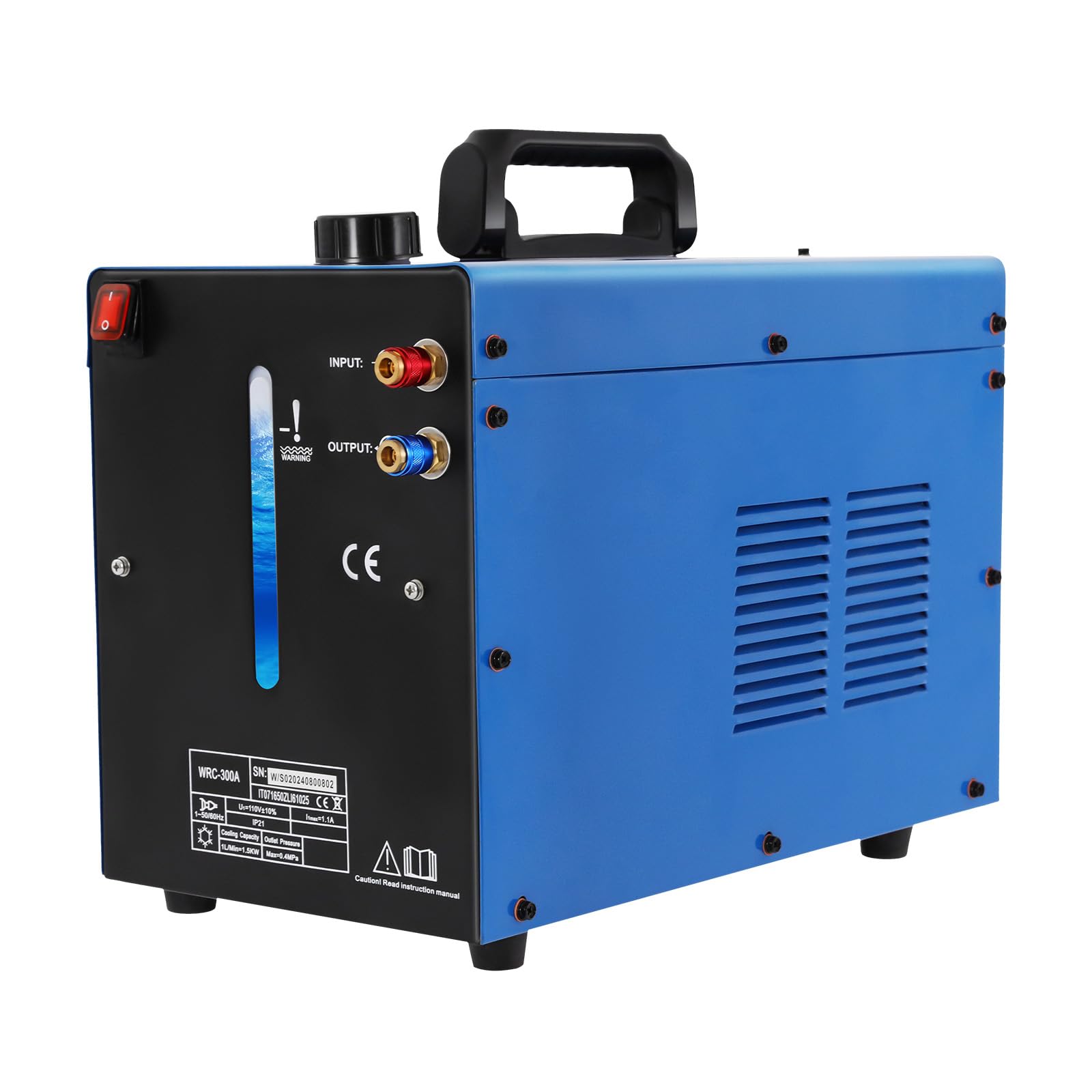 Miller WRC-300A 10L Water Cooler System for TIG Welding - 110V Industrial Water-Cooled TIG Torch Cooling Machine | Workshop, Metal Fabrication & DIY Welding Projects