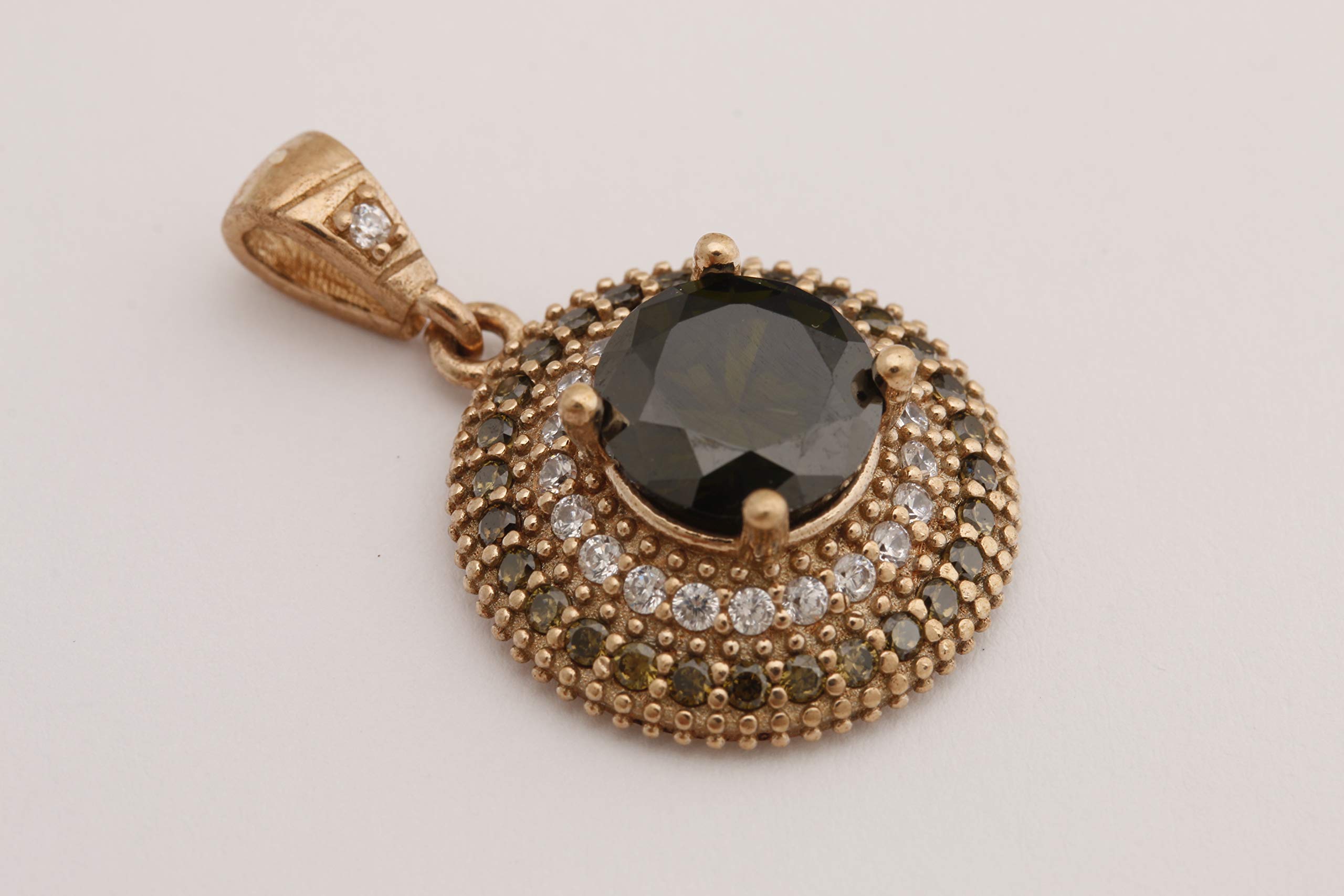 Handmade 925 Sterling Silver Peridot & Topaz Jewelry Set - Earrings, Pendant & Ring (Size Options) | Turkish Artisan Crafted | Perfect for Weddings, Gifts & Special Occasions