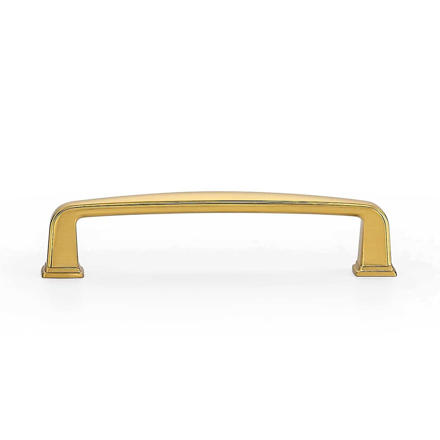 Brushed Brass Cabinet Handles 20 Pack - Solid 3.75