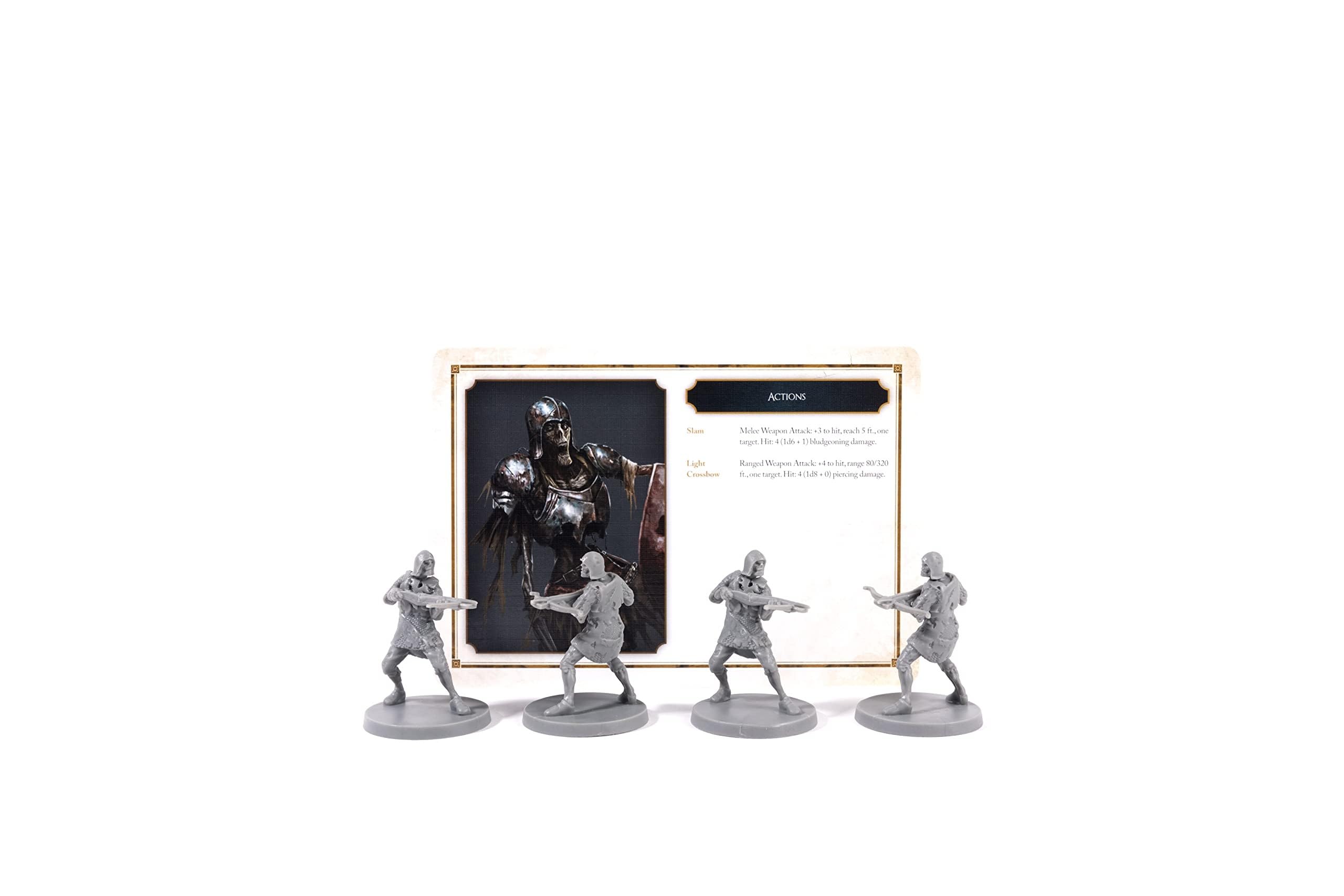 Dark Souls RPG Hollow Crossbowmen Miniatures & Cards for Tabletop Gaming