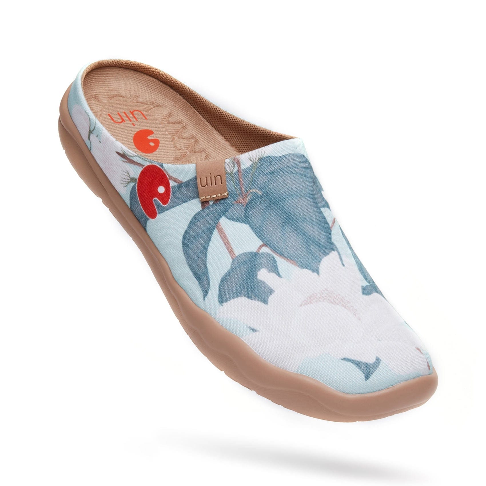 Minty Peony Malaga Women's Slippers - Soft Comfortable House Shoes for Indoor Relaxation & Cozy Home Wear