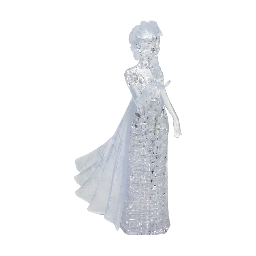 Disney Frozen Elsa 3D Crystal Puzzle - 32 Piece Brain Teaser for Kids & Adults | Perfect for Family Game Night, Birthday Gifts & Stress Relief