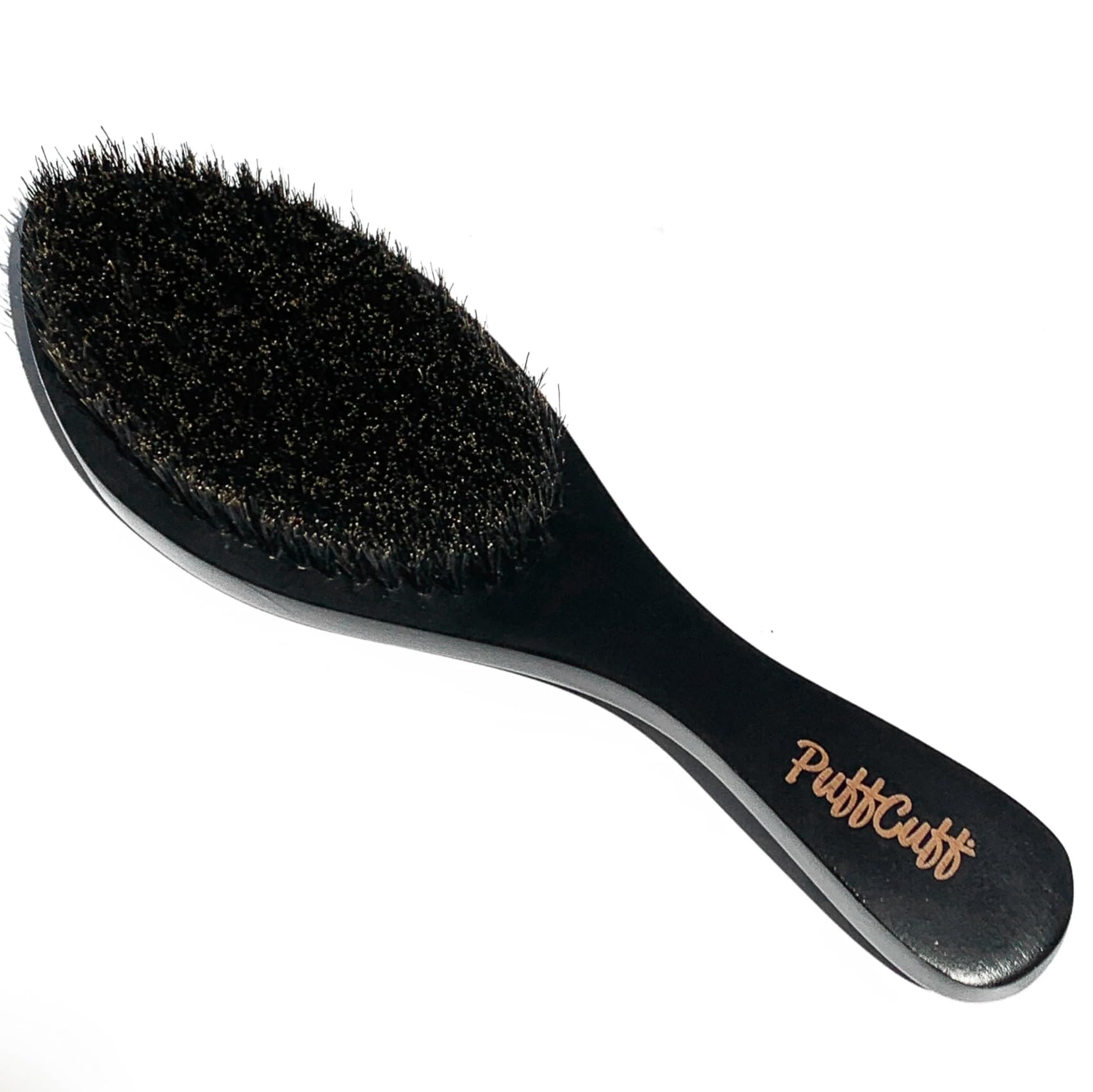 PuffCuff Hair Care Bundle - TangleMaster Detangling Brush, 360° Misting Spray Bottle, 100% Silk Bonnet & Boar Bristle Brush for Curly, Kinky & Textured Hair - Prevent Breakage & Reduce Frizz for Daily Styling & Nighttime Protection
