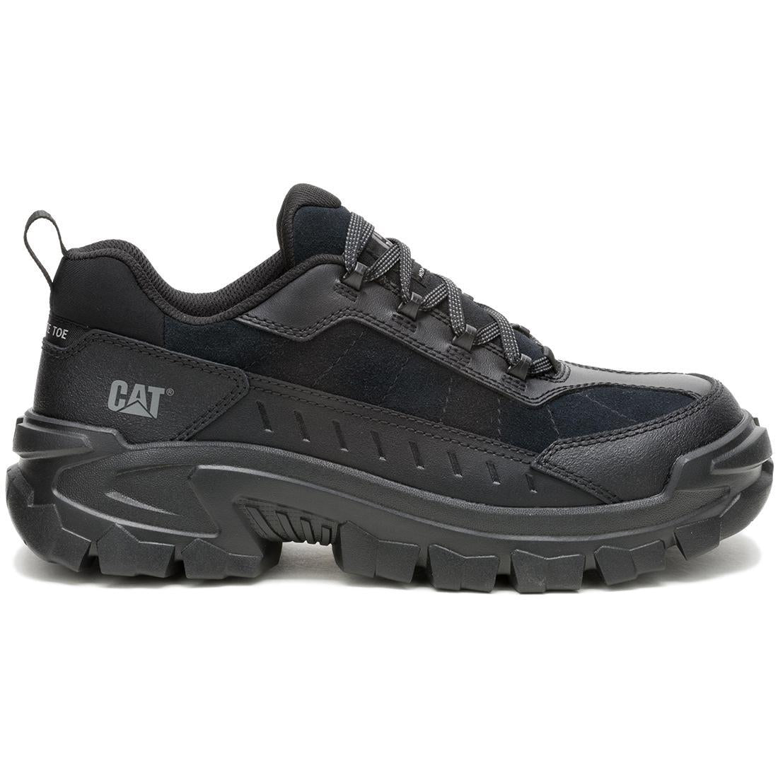 Invader Sport Lo Composite Toe Work Shoes - Black Suede Safety Sneakers for Men | Lightweight & Comfortable for Construction, Warehouse & Outdoor Work