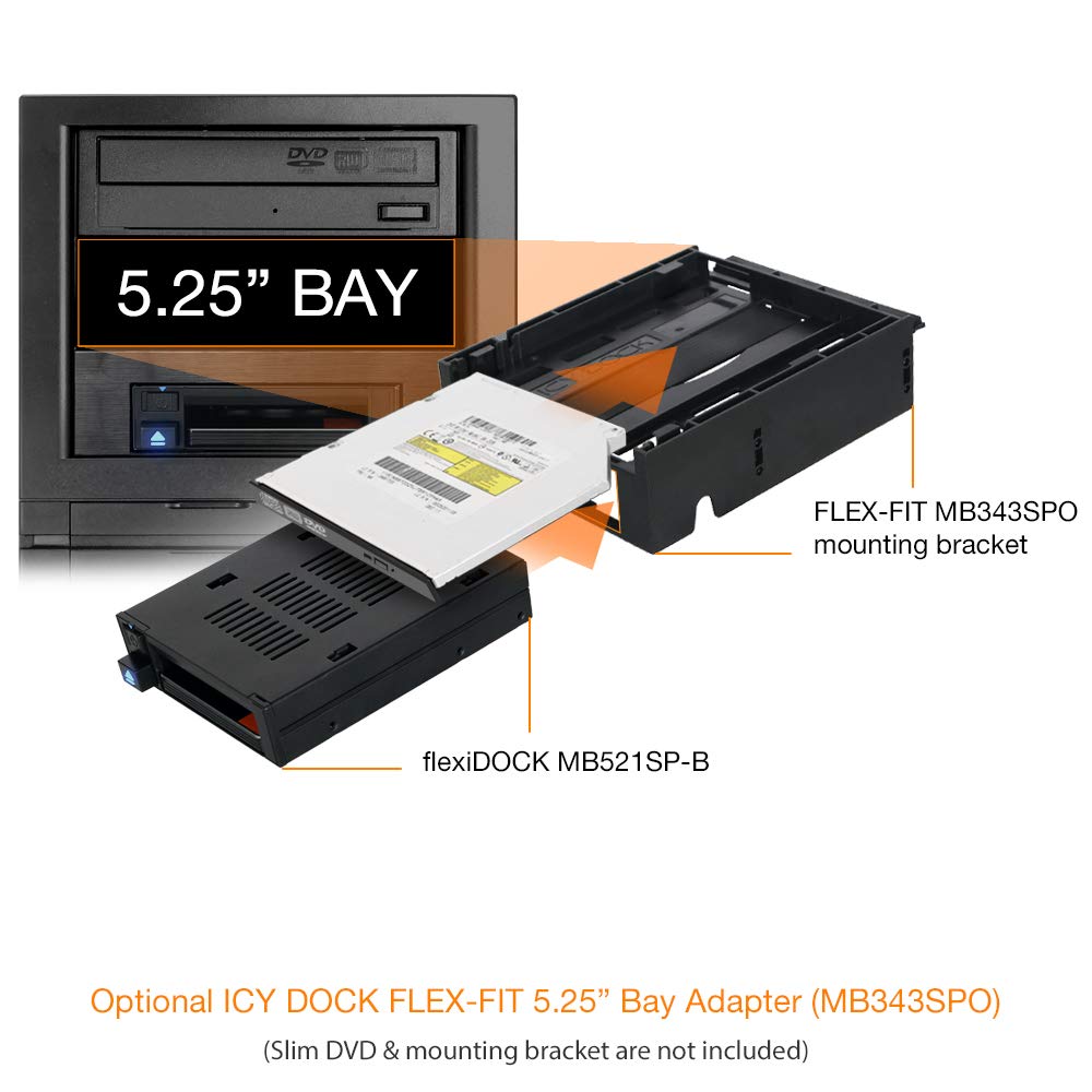 ICY DOCK MB521SP-B Trayless 2.5