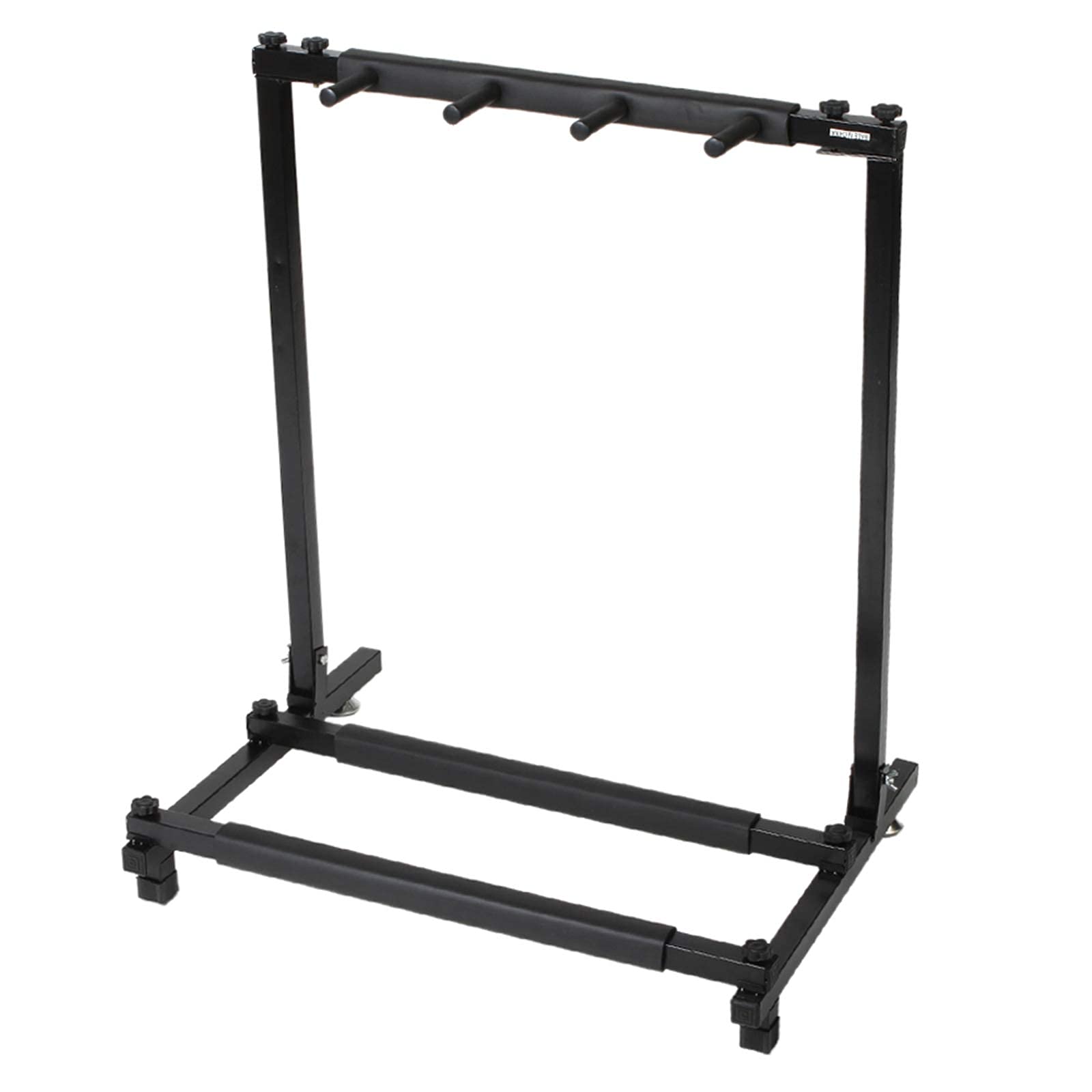 GUOXY Folding Guitar Stand for 3 Electric or Acoustic Guitars - Compact Multi Instrument Rack Holder | Perfect for Home Studio, Stage Performances & Music Practice