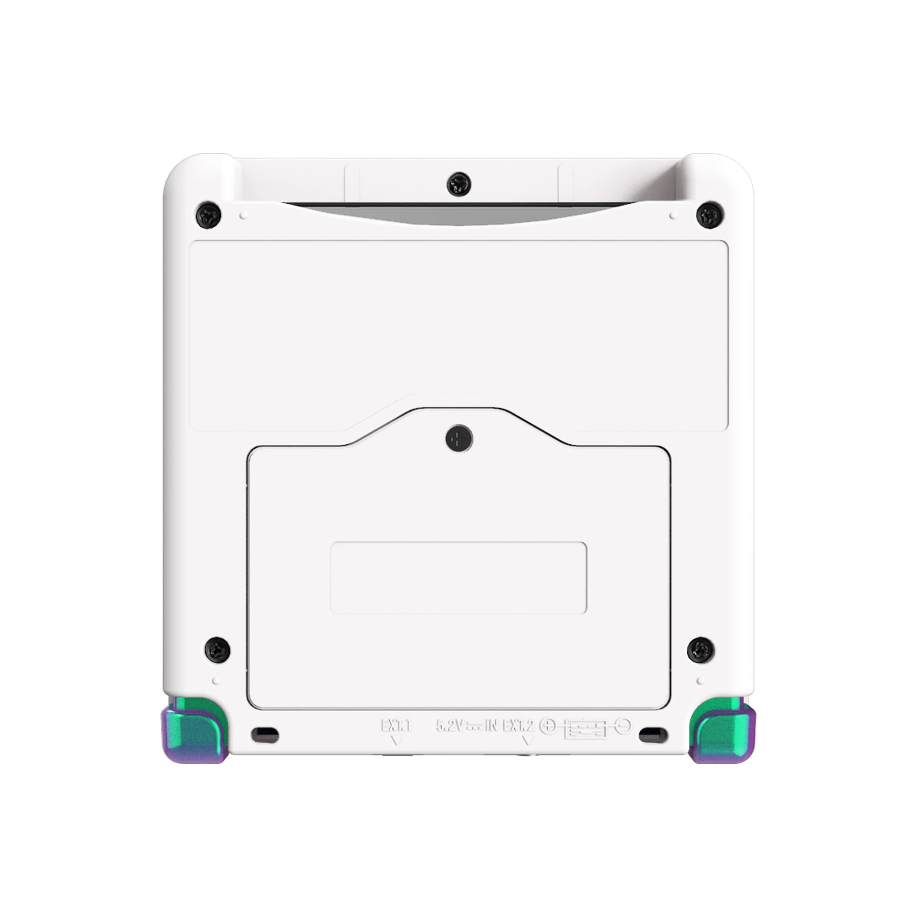eXtremeRate Custom Replacement Buttons for Gameboy Advance SP (GBA SP) - Chameleon Green & Purple | Full Set Controller Parts | Perfect for Gaming Enthusiasts & Console Modding