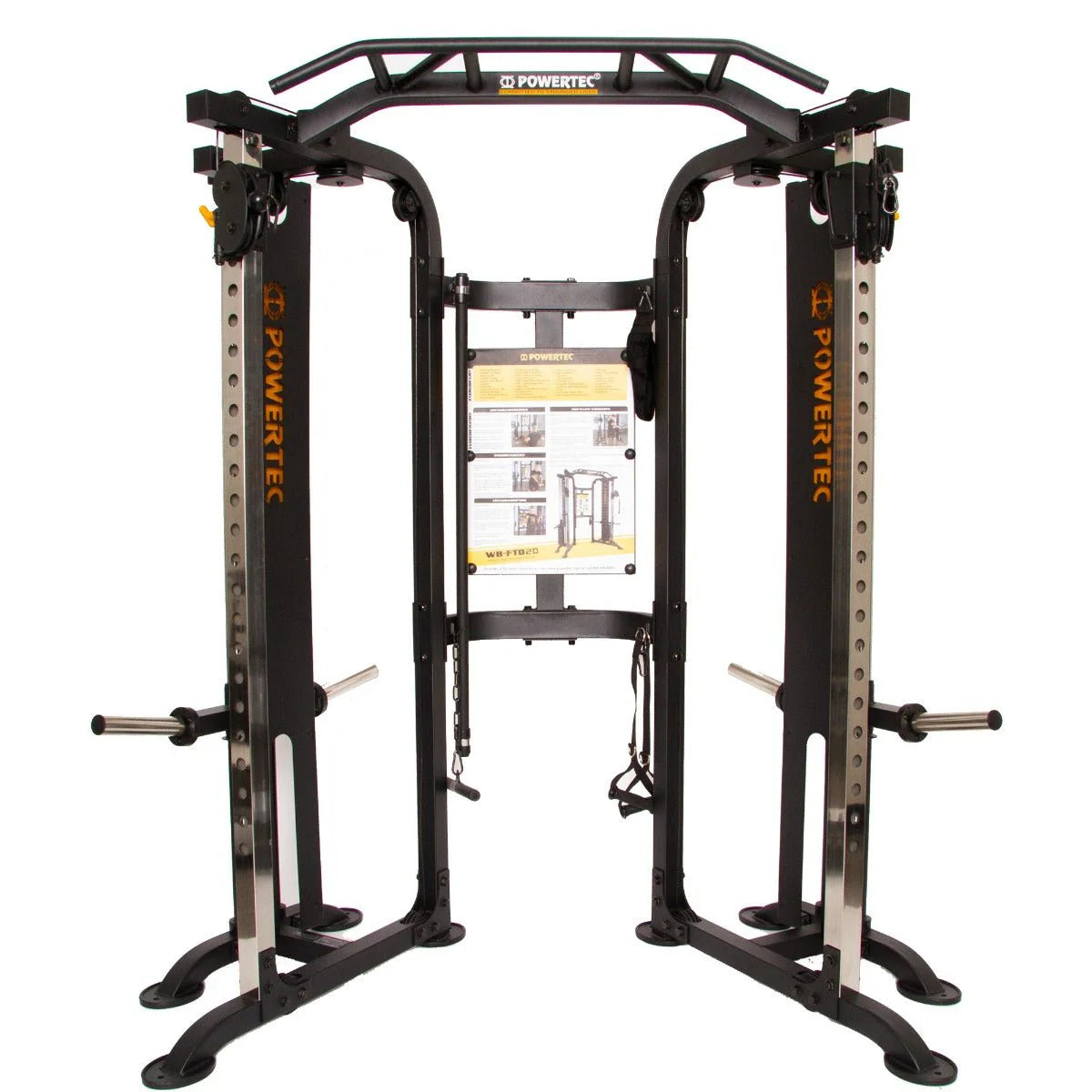 Powertec WB-FTD20 Functional Trainer - Home Gym Strength Training Equipment for Full Body Workouts | Perfect for Weightlifting, CrossFit & Fitness Enthusiasts