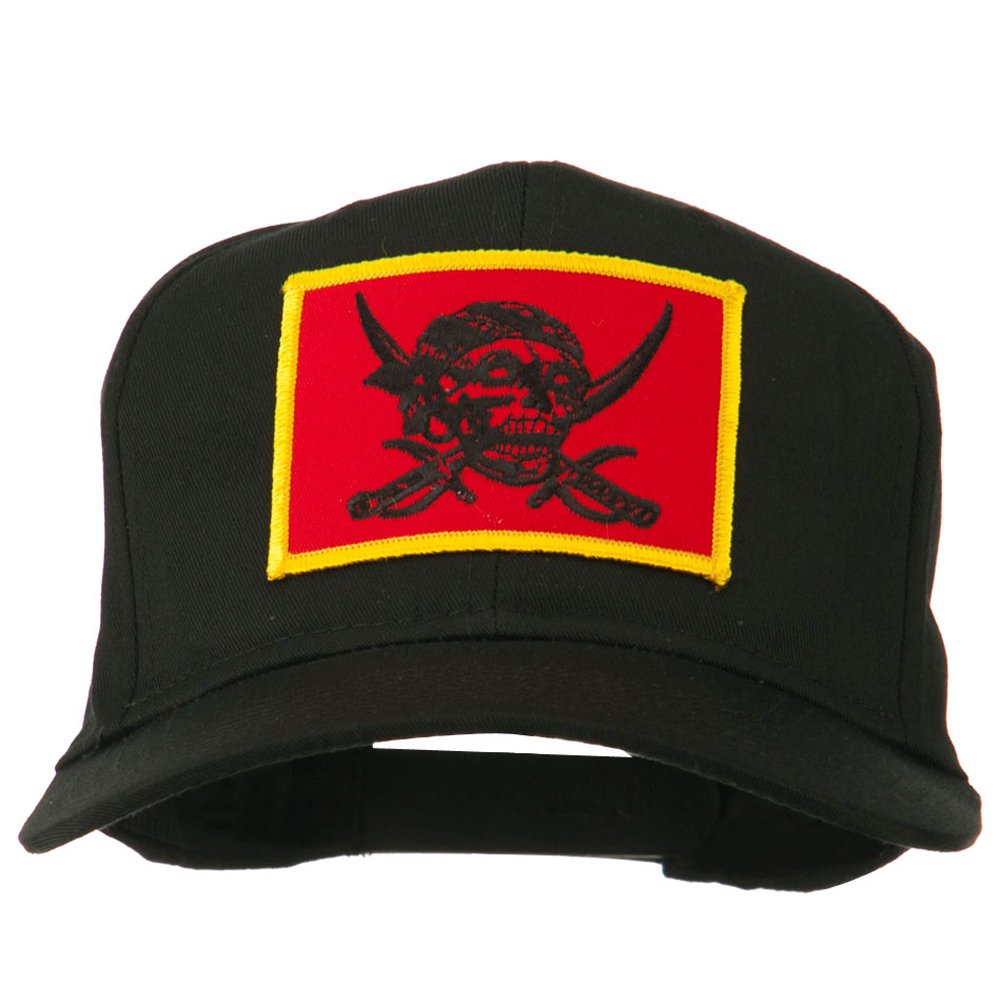 Pirate Skull & Crossbones Embroidered Baseball Cap - Adjustable Snapback Hat for Men & Women - Perfect for Halloween, Costume Parties & Pirate Themed Events