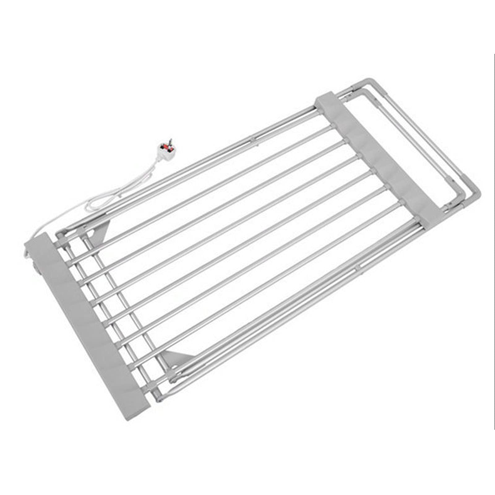 Premium Electric Towel Warmer & Heated Drying Rack - Foldable Aluminum Alloy Stand for Bathroom, Spa & Balcony | Fast Heating, Constant Temperature | Perfect for Luxury Homes, Hotels & Wellness Spaces