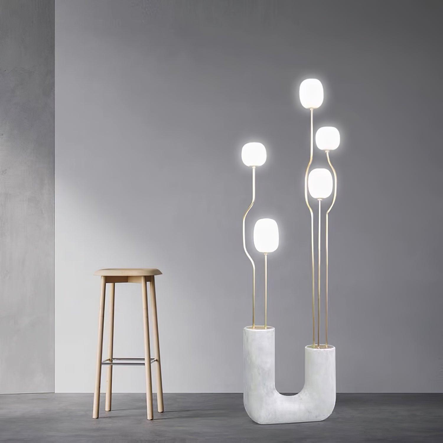 Modern Comet Floor Lamp - Adjustable LED Standing Light for Living Room, Bedroom & Office - Bright & Energy Efficient Home Decor Lighting
