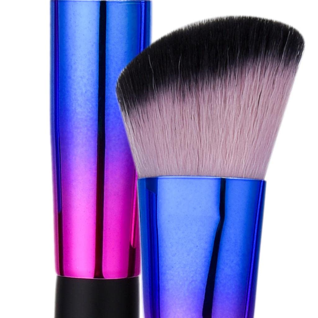 7-Piece Professional Kabuki Brush Set for Foundation, Bronzer, Powder, Contour & Concealer - Perfect for Flawless Makeup Application at Home or On-The-Go