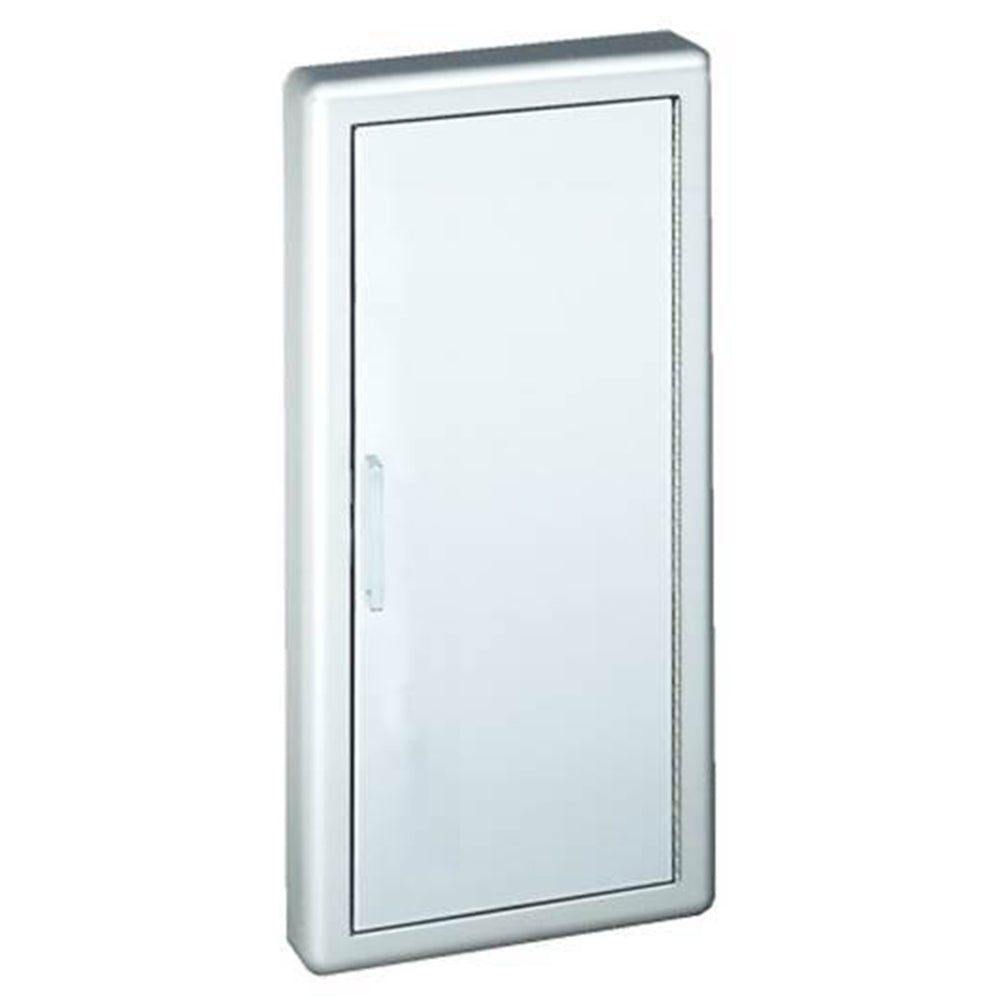 JL Industries 1827S21 Fire Extinguisher Cabinet - Solid Door with Pull Handle, Wall Mounted for Schools, Offices & Commercial Buildings - Safety Equipment for Emergency Preparedness