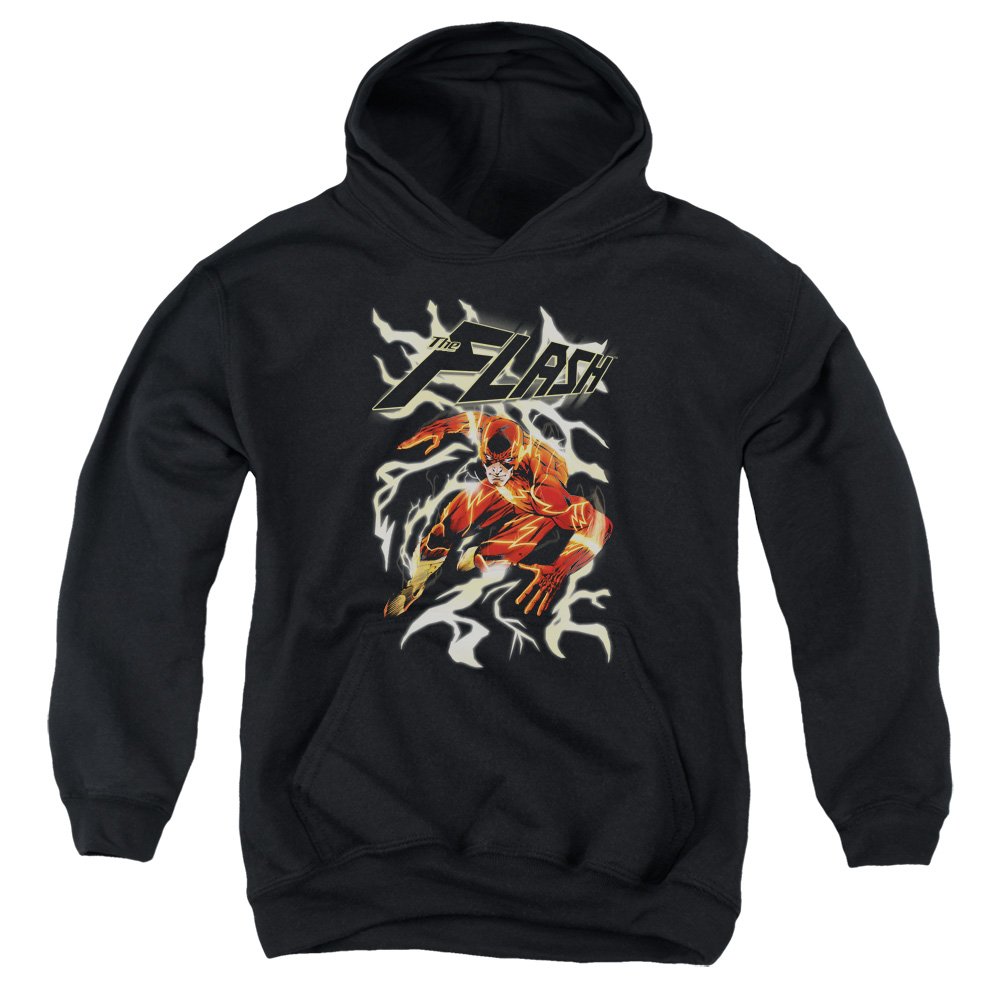 Trevco JLA Electric Run Unisex Youth Pullover Hoodie - Lightweight & Comfortable for Running, Sports & Casual Wear