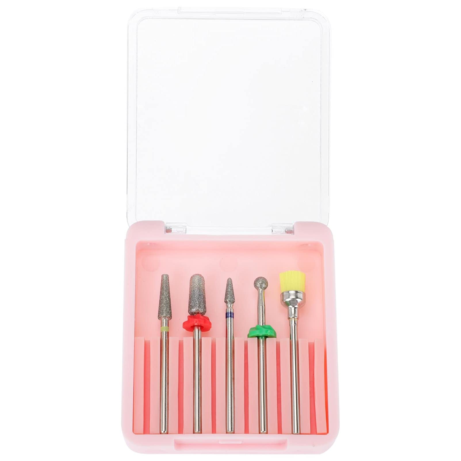 Lurrose Professional Tungsten Steel Nail Drill Bits Set - 10-Piece Manicure & Pedicure Kit for Acrylic, Gel Nails Removal, Filing & Polishing | Home Salon & Professional Use | Perfect for DIY Nail Care & Beauty Treatments