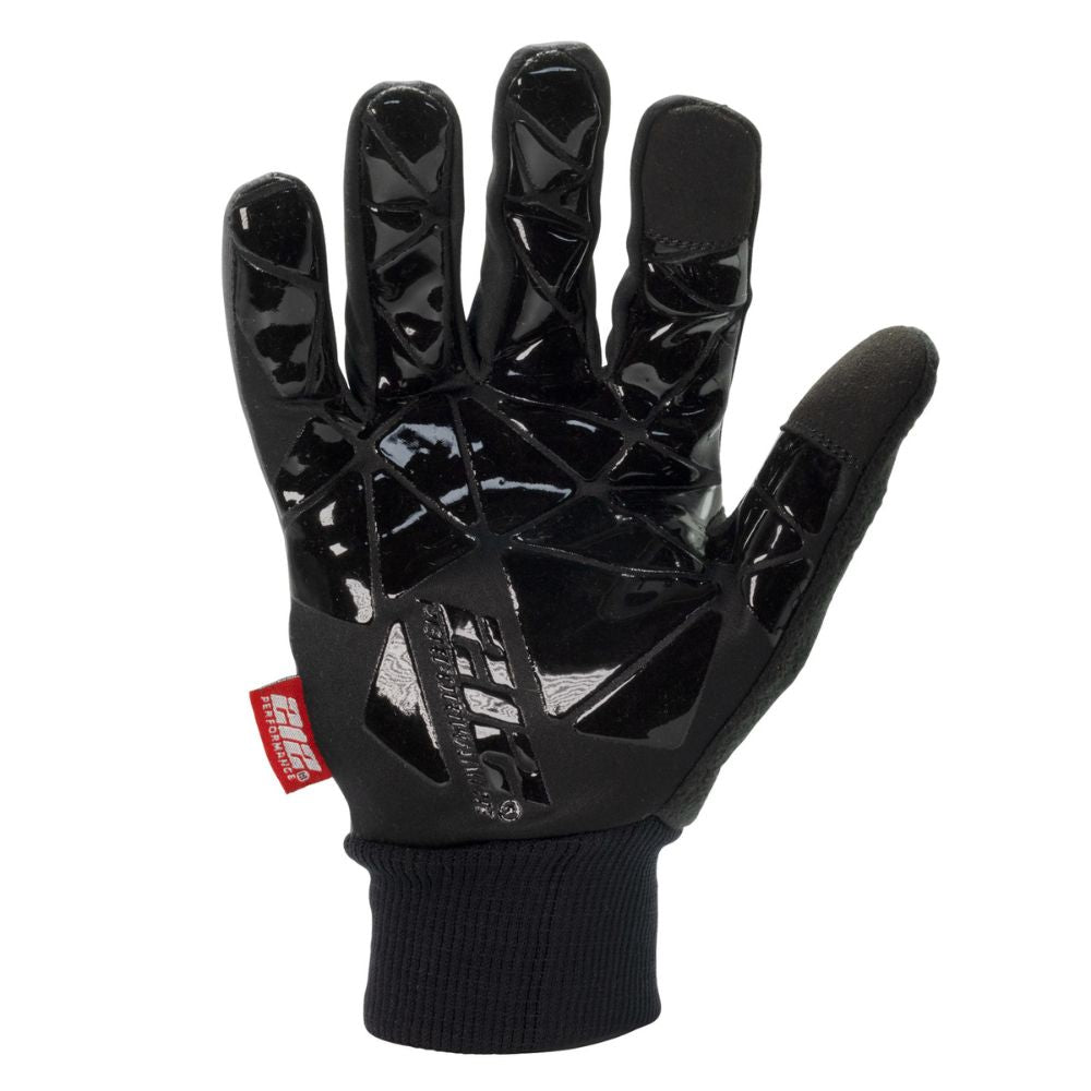 212 Performance TEJG 0610 Touchscreen Compatible Silicone Palm Winter Gloves for Running & Outdoor Activities - Large, Gray - Perfect for Jogging, Hiking & Cold Weather Workouts