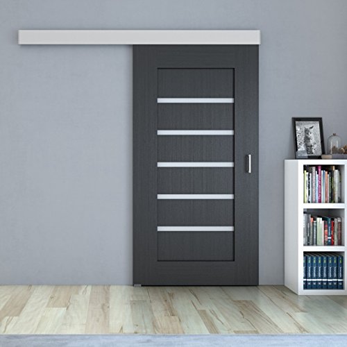Sliding Pocket Door Hardware Kit - 78-Inch Track for Heavy Duty Doors Up to 130lbs - SLID'UP 160 - Perfect for Bedrooms, Closets & Space-Saving Home Renovations