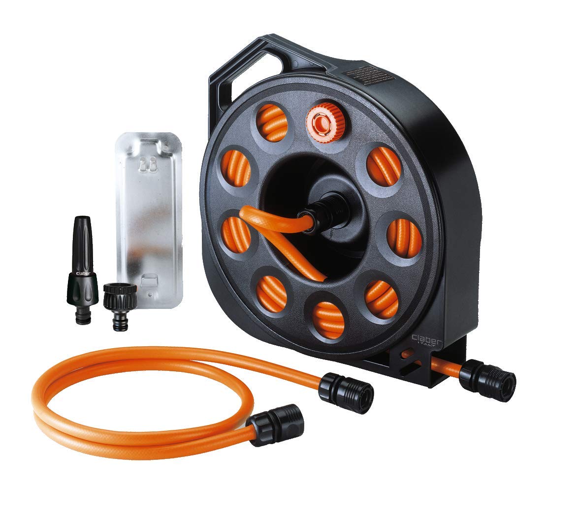 Claber Hose Holder with Aquapass System - Durable Garden Hose Organizer for Easy Watering & Storage - Perfect for Lawns, Gardens & Outdoor Use