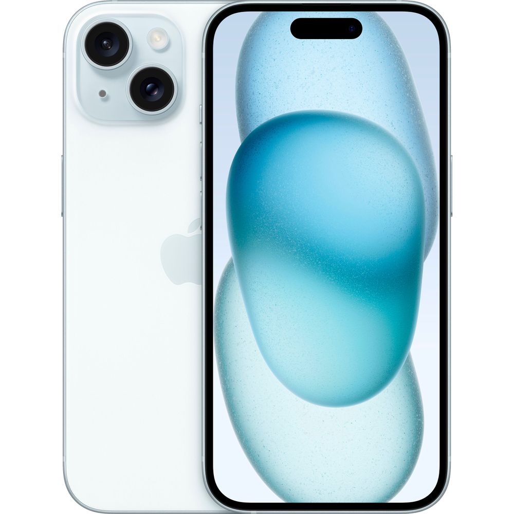 Apple iPhone 15 128GB Blue - Unlocked Smartphone with 5G & LTE - 3M415LL/A - Perfect for Travel, Business & Everyday Use
