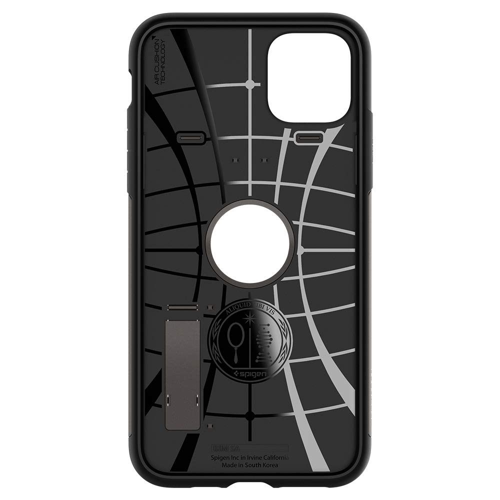 Spigen Slim Armor Protective Case for Apple iPhone 11 Pro (2019) - Gunmetal | Shockproof & Scratch Resistant Cover | Perfect for Everyday Use, Work & Outdoor Activities