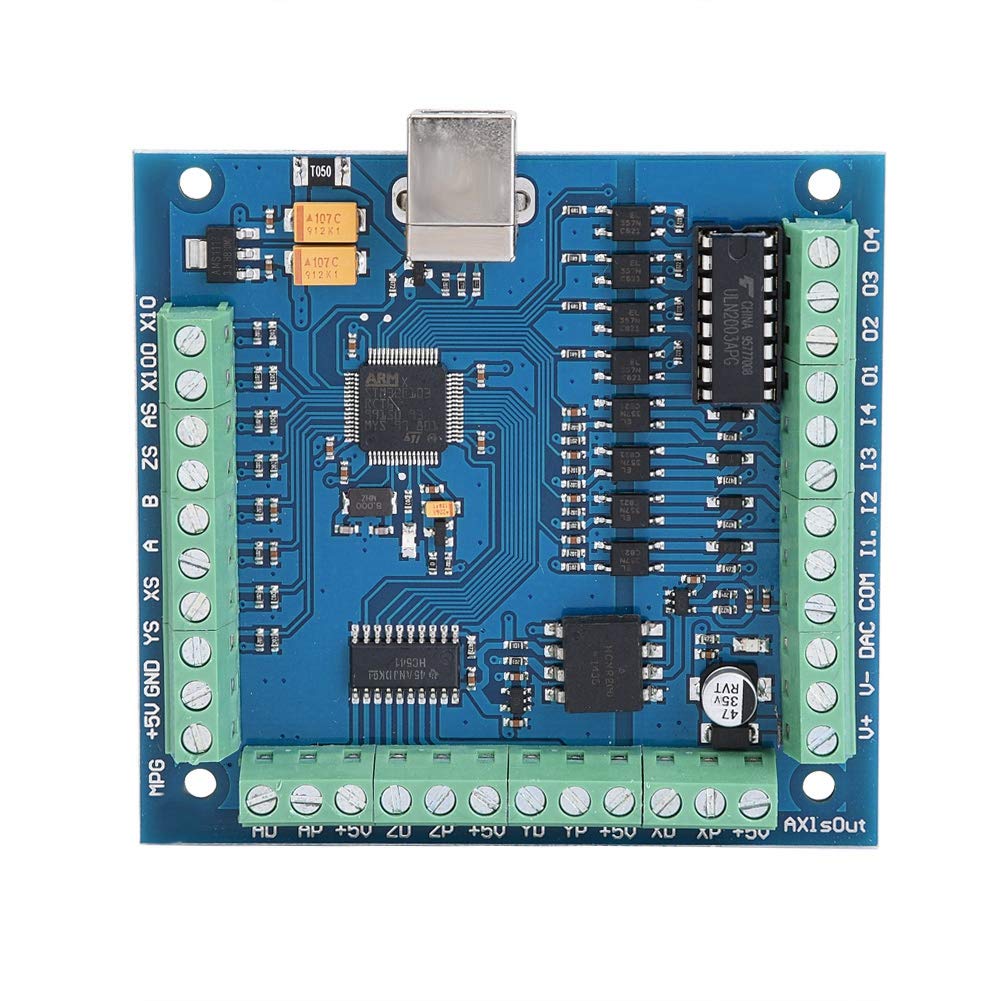 100KHz 4-Axis USB CNC Motion Controller Card for Engraving Machines - Perfect for DIY CNC Routers, Laser Cutters, and Woodworking Projects