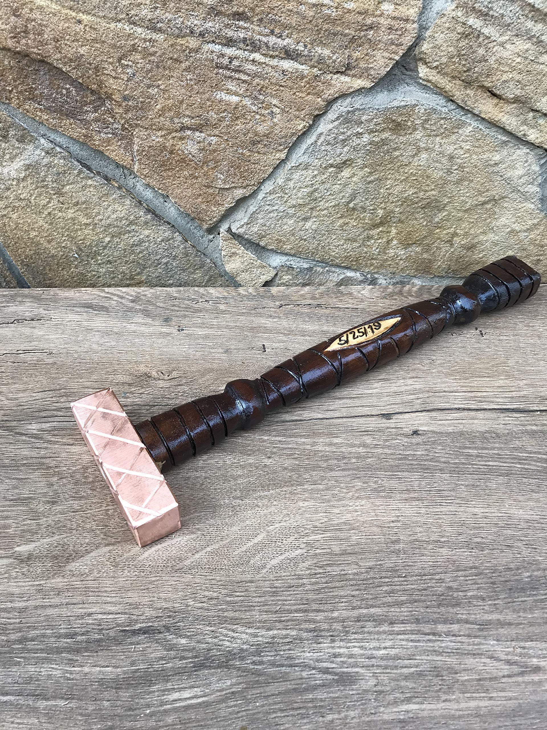Premium Copper Hammer - Unique 7th Anniversary Gift for Men, Handcrafted Copper Keepsake, Thoughtful Present for Husband - Perfect for DIY Projects, Home Decor & Special Occasions