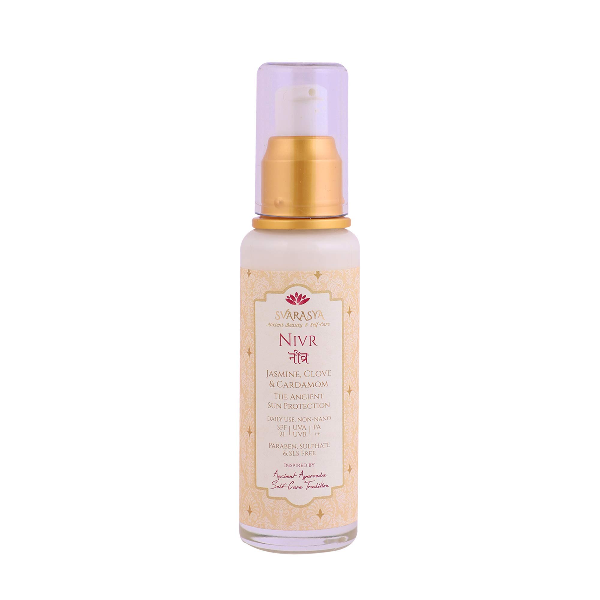 Svarasya ALOKYA - Hydrating Face Lotion & Mineral Sunscreen SPF 21 PA++ Combo for Sun Protection | Ayurvedic Skincare Set with Natural Ingredients for Tan Prevention & Healthy Skin | Perfect for Daily Moisturizing & Outdoor Activities