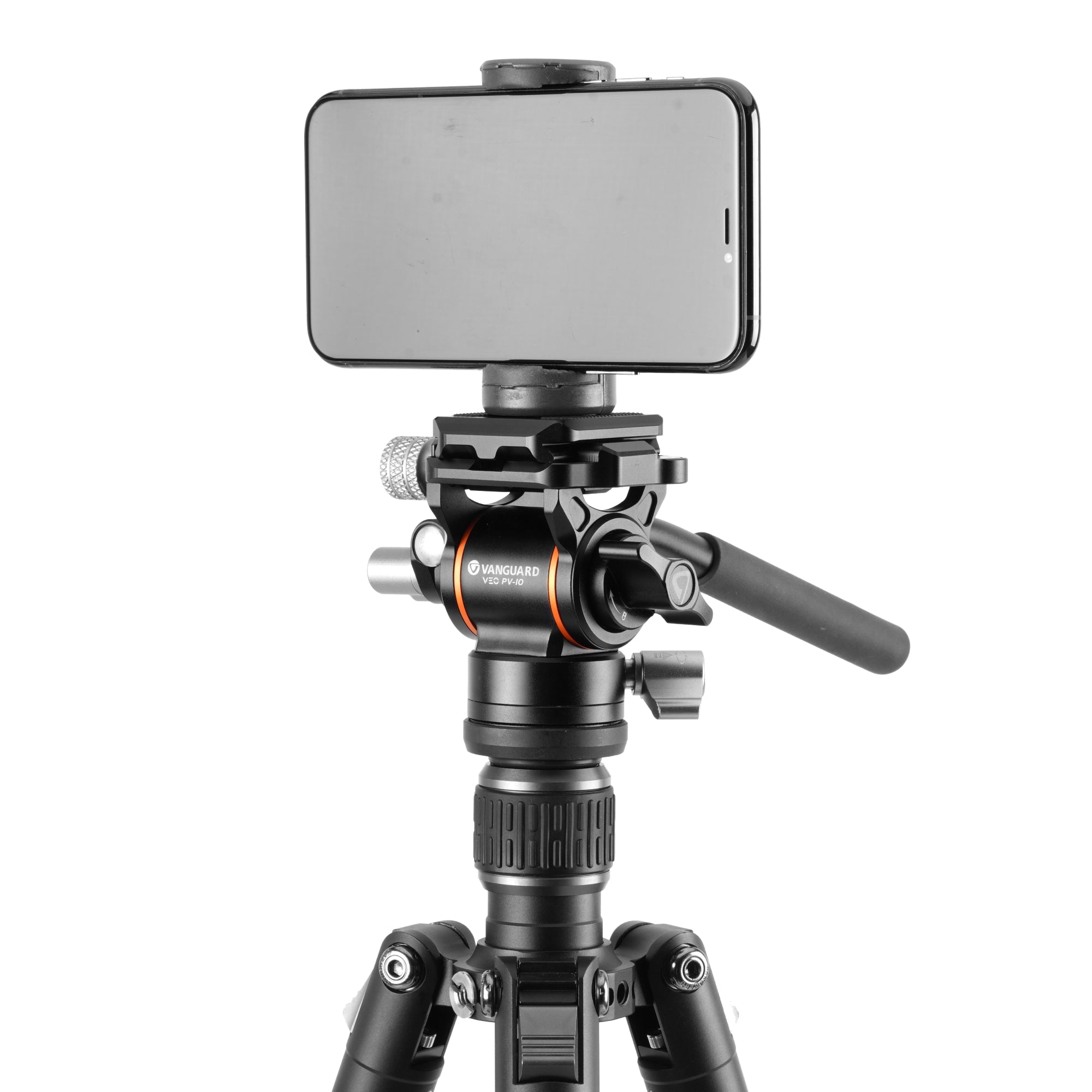 Vesta GO 234 CV10 Carbon Fiber Travel Tripod with Counterbalancing Video Head - Lightweight Compact for Outdoor Photography & Videography