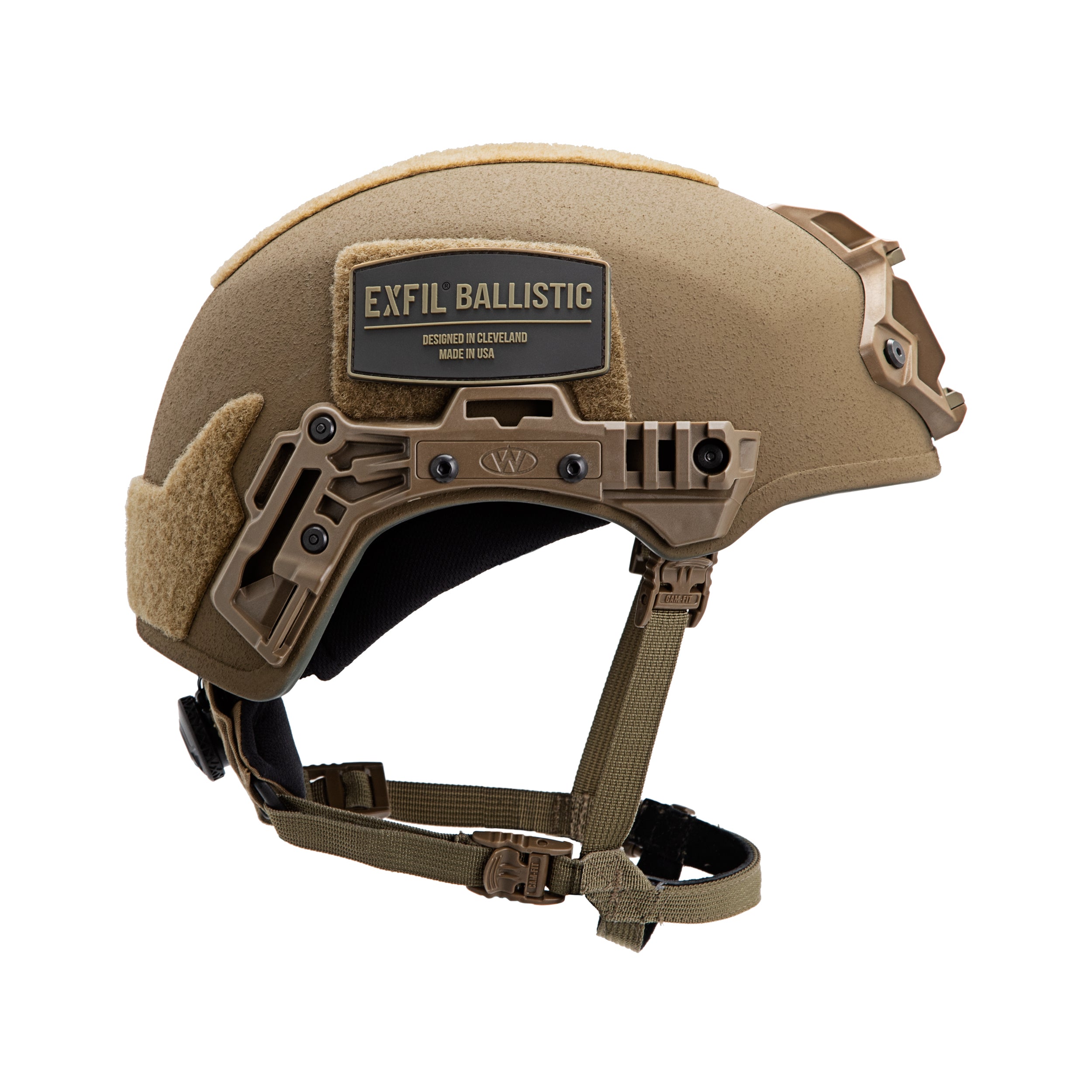 Team Wendy Exfil Ballistic Helmet - Tactical Hybrid Composite Shell with EXFIL Rail 3.0 System | Military & Law Enforcement Combat Helmet for Special Ops, SWAT & Outdoor Shooting