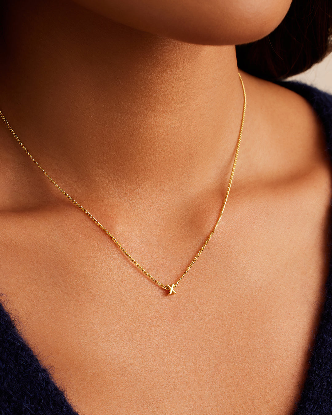Wilder Mini Alphabet Necklace - Personalized Initial Pendant Jewelry for Women | Perfect Gift for Birthday, Anniversary & Everyday Wear
