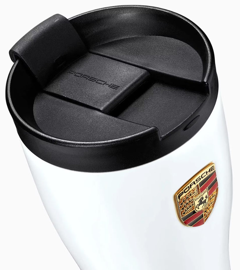 Porsche GT1 Travel Mug - Insulated Stainless Steel Coffee Cup with Lid - Perfect for Commuting, Office & Outdoor Adventures