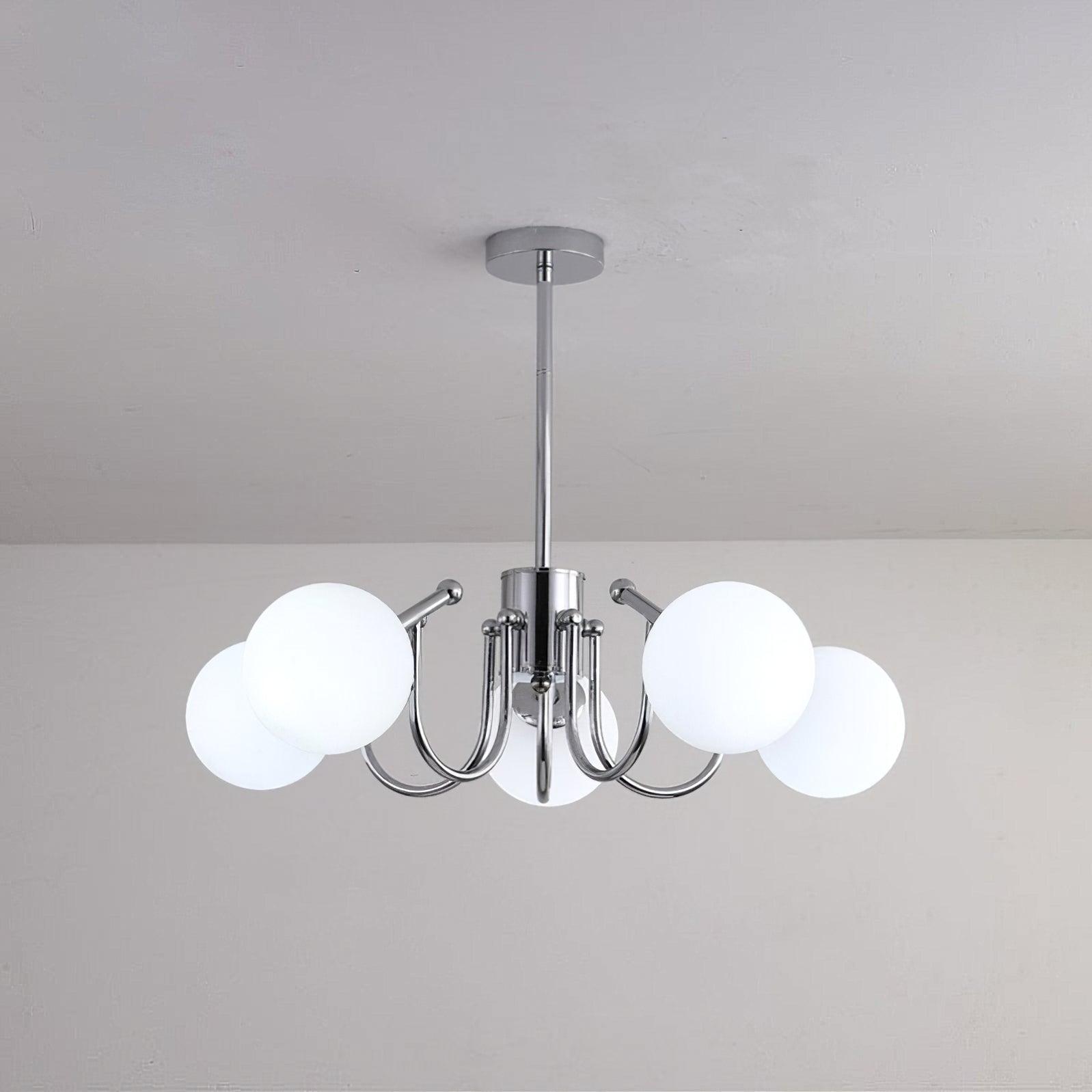 Bianca Crystal Chandelier - Elegant Modern Ceiling Light Fixture for Dining Room, Living Room & Bedroom Decor