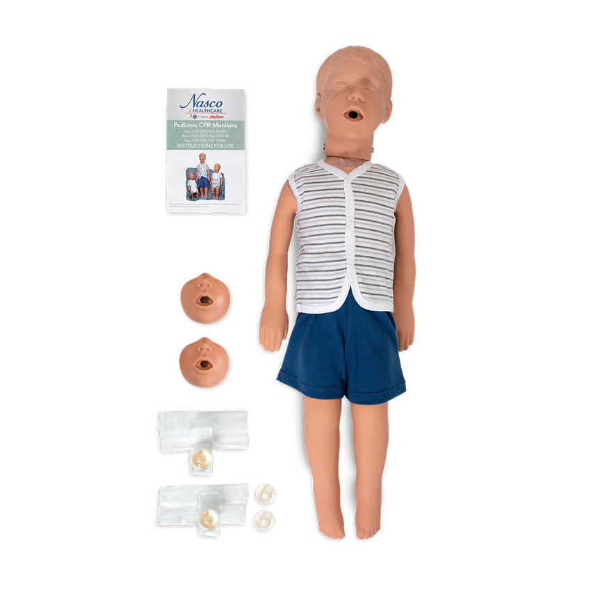 3 Year Old Kyle CPR Training Manikin with Carry Bag - Realistic Child CPR Practice for First Aid & Emergency Scenarios