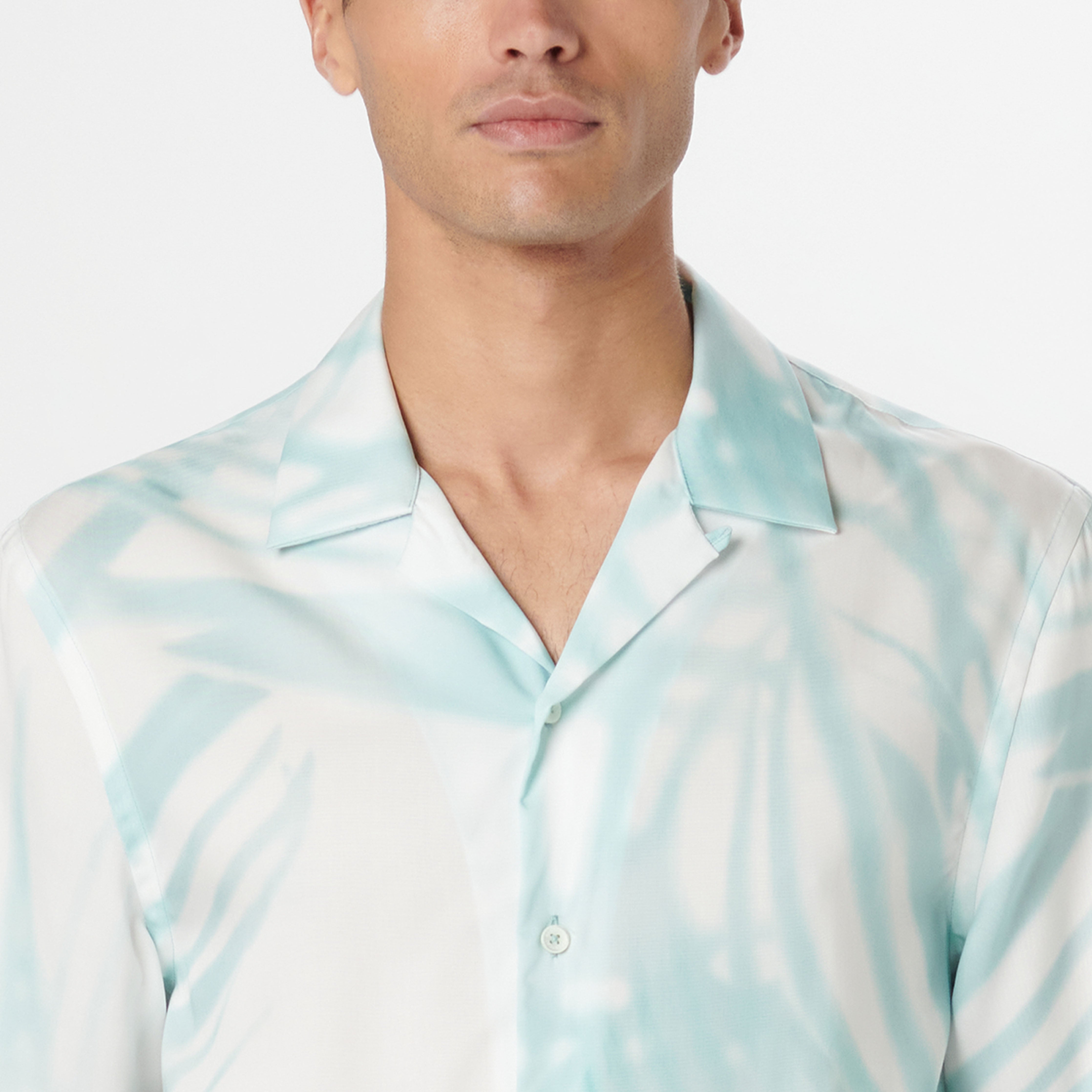 Jackson Abstract Print Short Sleeve Casual Shirt for Men - Lightweight Summer Button Down Top for Beach, Vacation & Outdoor Activities