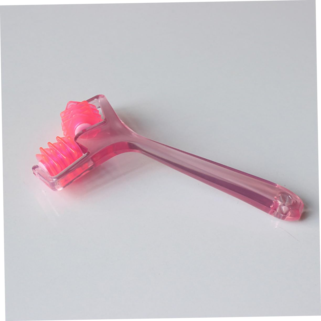 FRCOLOR Y-Shape Face Roller & Massager - Pink Facial Lifting Tool for Anti-Aging & Skin Tightening | Perfect for Daily Skincare Routine & Relaxation at Home or Travel