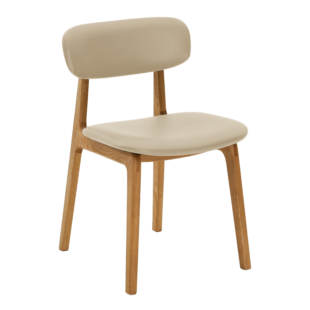 Premium Alaska Leather Dining Chair - Genuine Leather Upholstered, Ergonomic Design for Comfortable Dining - Perfect for Home, Restaurant, and Office Use